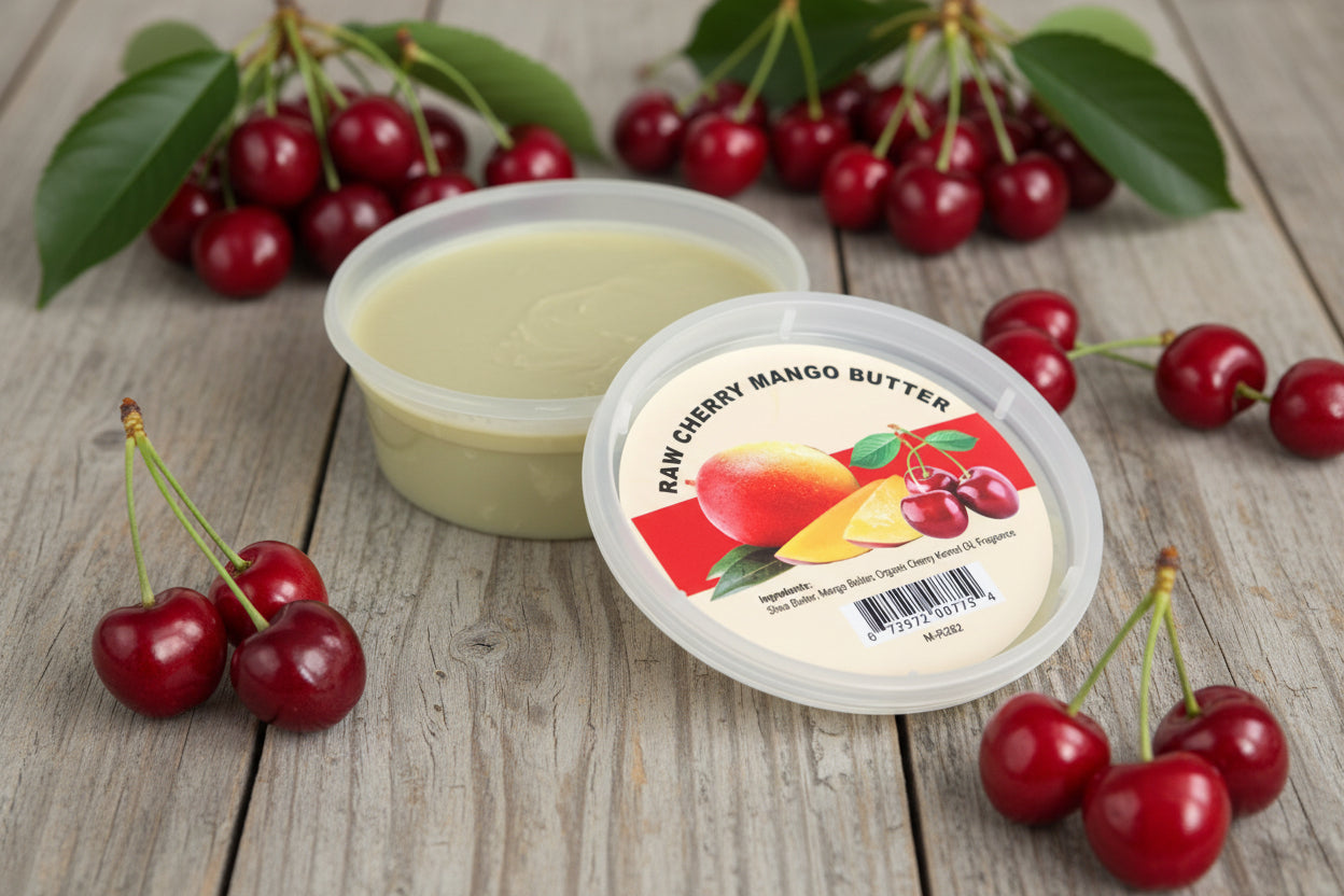 African Raw Cherry Mango Shea Butter - Small