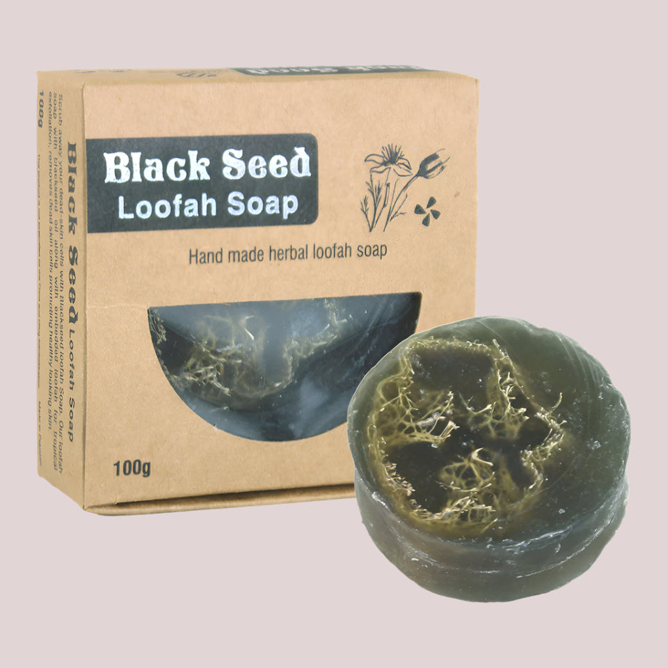 Black Seed Loofah Soap 5 soap bars