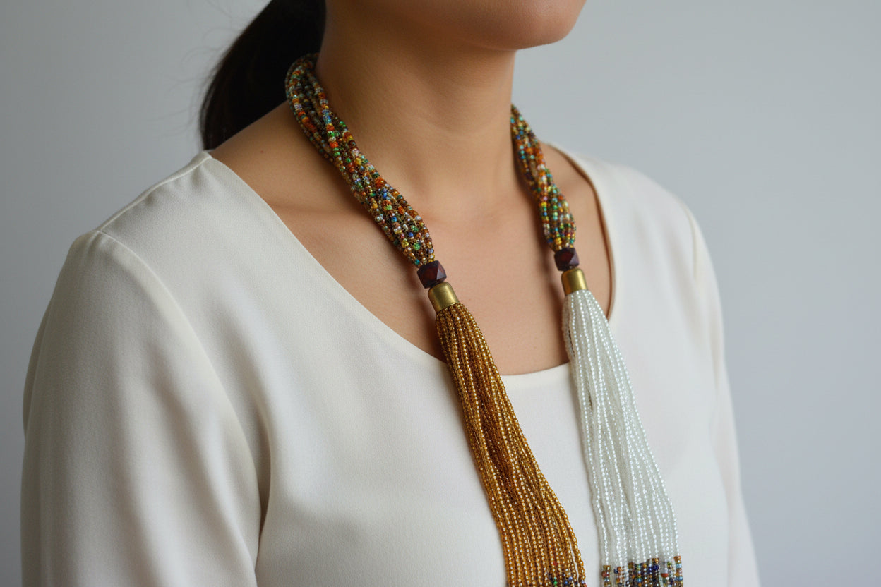 Set of two Kenyan Necklaces