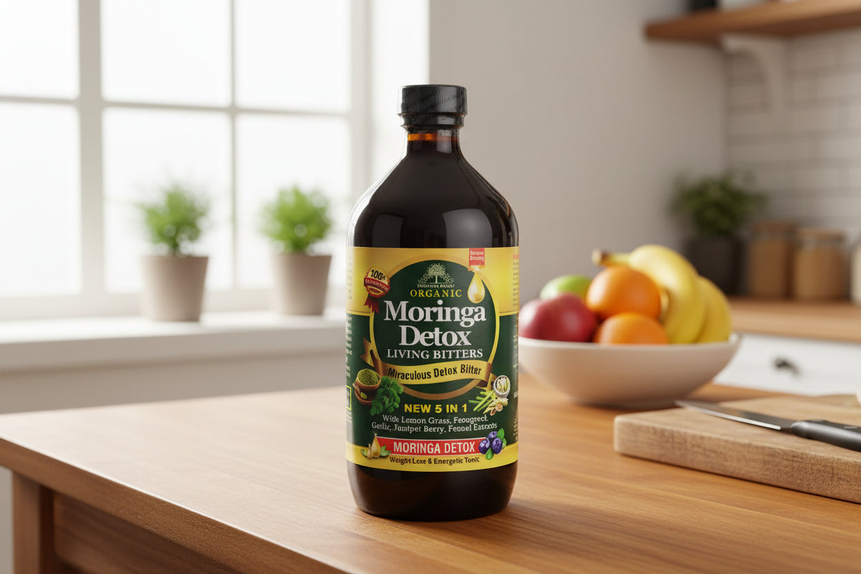 Organic Moringa Detox Bitters - 16 oz.