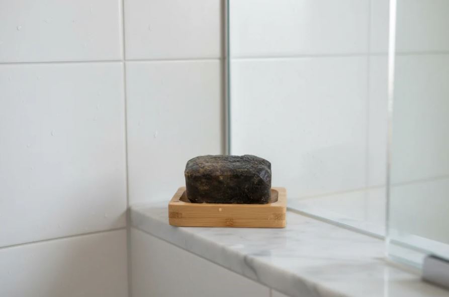 Raw Natural Black Soap Bar - 4.4 oz.