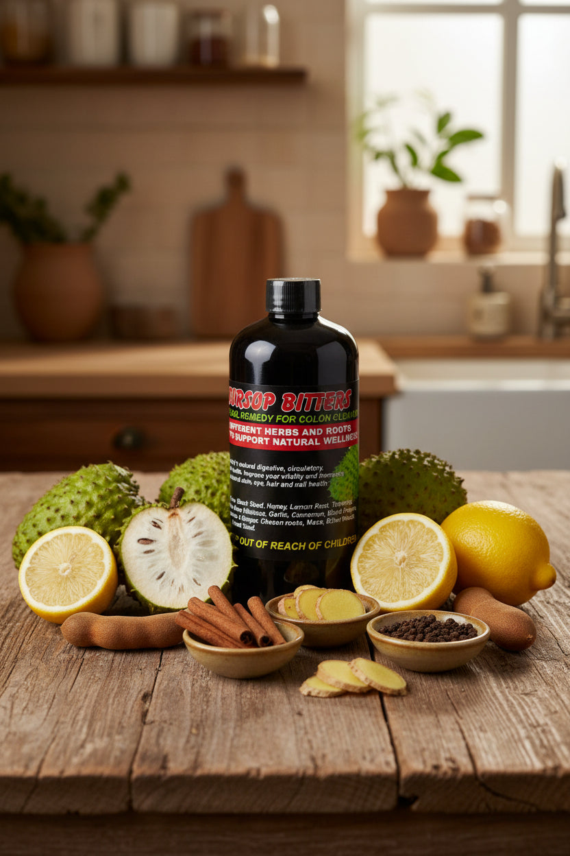 Soursop Living Bitters: - 16 oz.