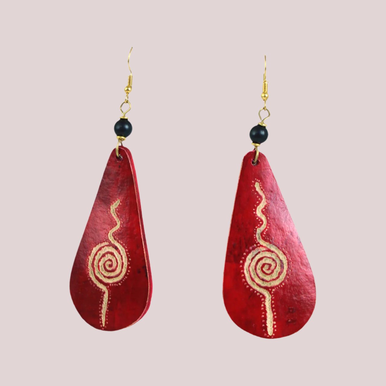 African Calabash Earrings