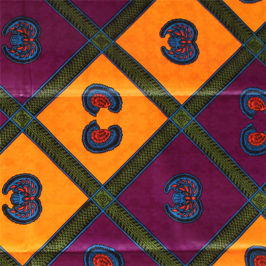 African Print Bazin-Style Economy Fabric