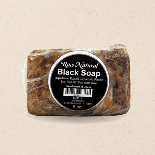 Handmade Black Raw Natural Soap
