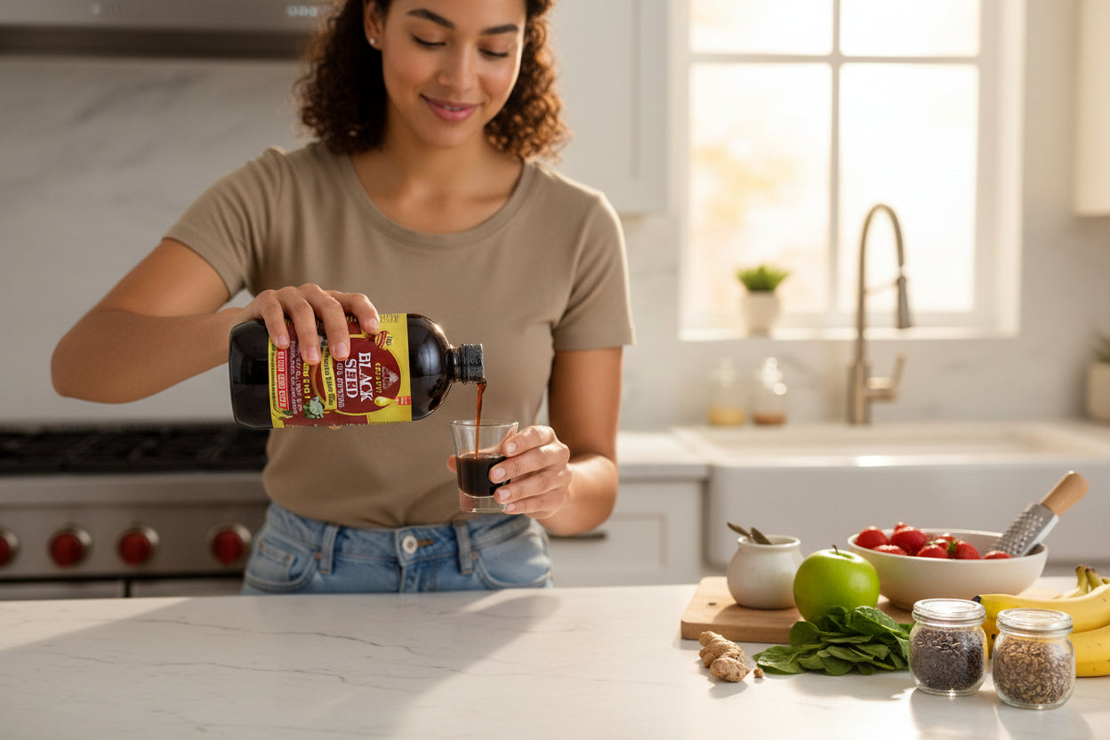 African Black Seed Living Bitters Detox 16 oz