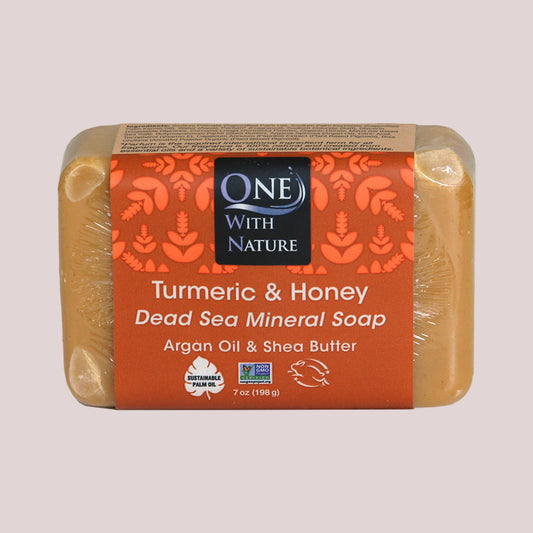 African Dead Sea Minerals: Turmeric & Honey Soap - 7 oz.