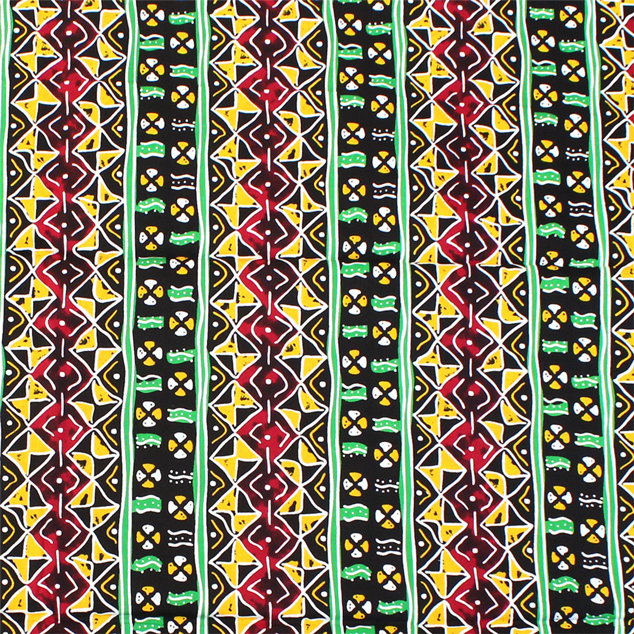 African Print Rasta Fabric 6 Yds