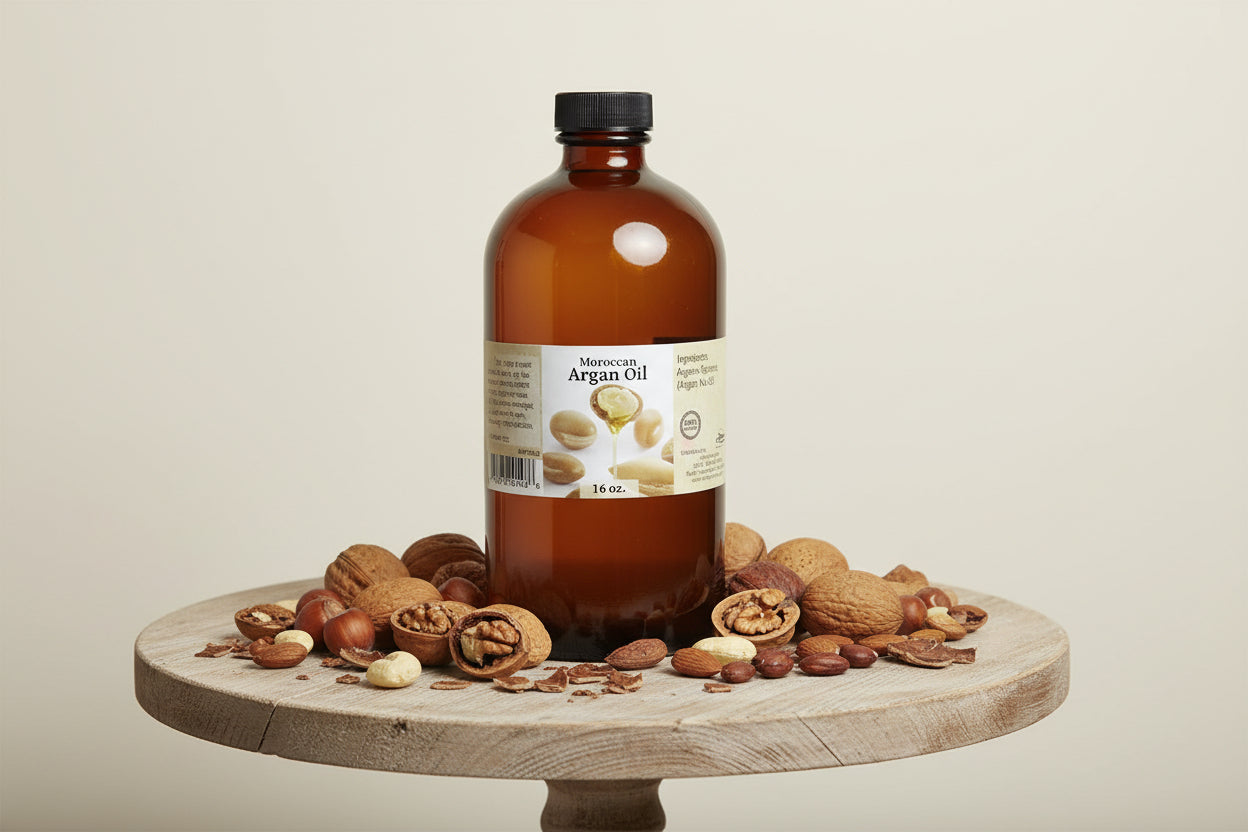 African Argan Oil for Hair and Skin 16 oz