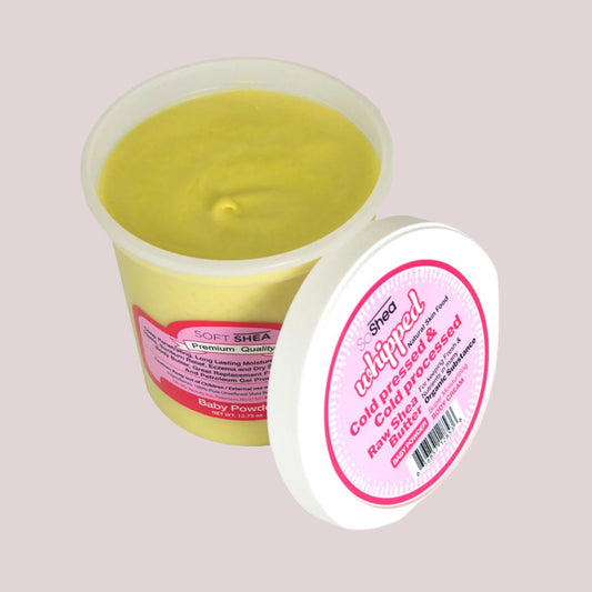 African Whipped Shea Butter - Baby Powder 12 oz /350ml