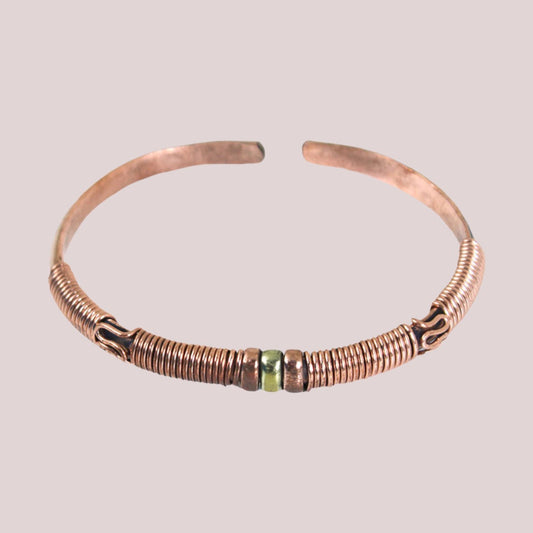 African Copper Twist Bracelet