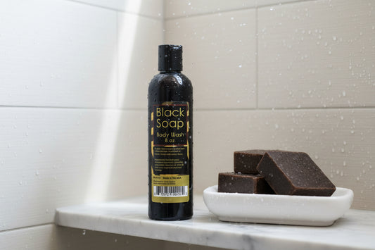 Liquid Black Soap/Body Wash - 8 oz.