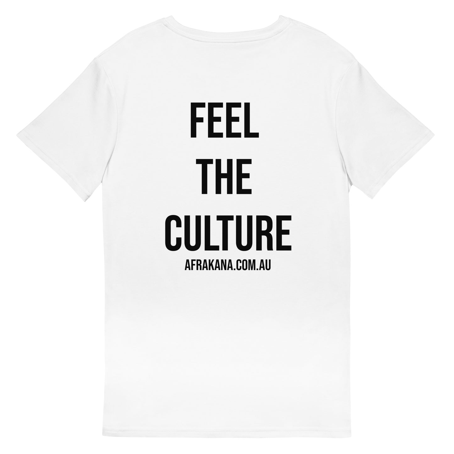 SENTEZ LA CULTURE - T-shirt en coton de qualité supérieure Afrakana