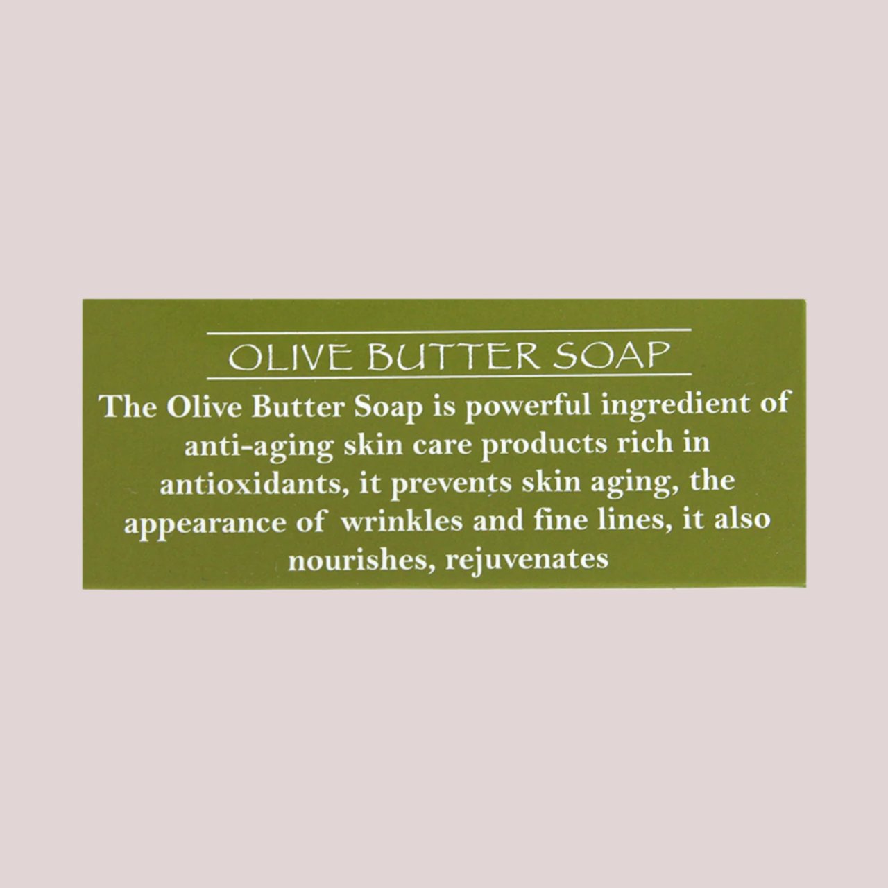 Nature's Spirit: Olive Butter Soap 5 Bars - 5 oz.