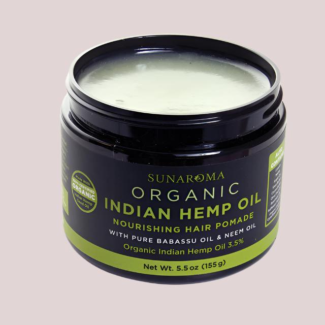 Organic Indian Hemp Hair Pomade - 5.5 oz