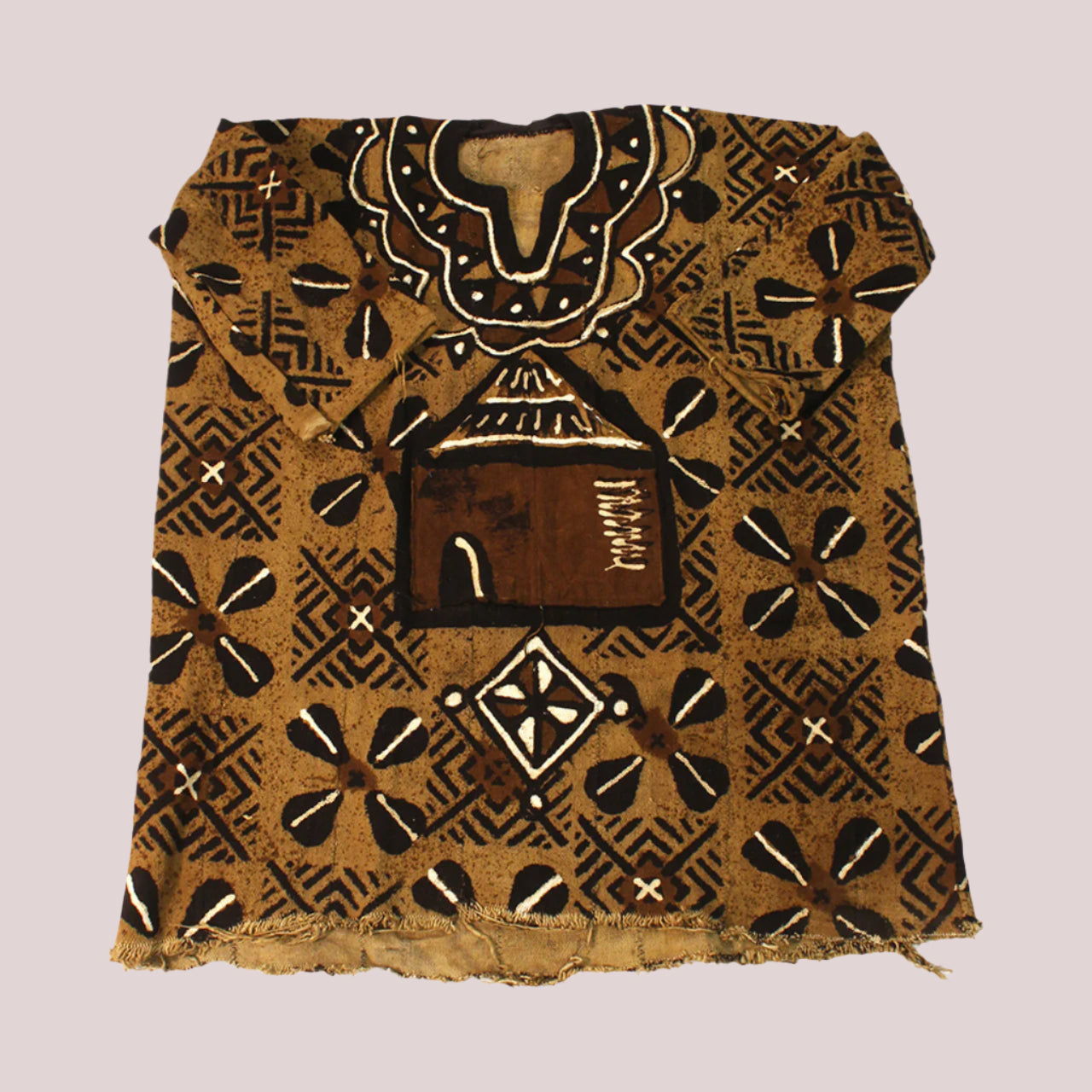 African Plus Size Genuine Mud Cloth Dashiki