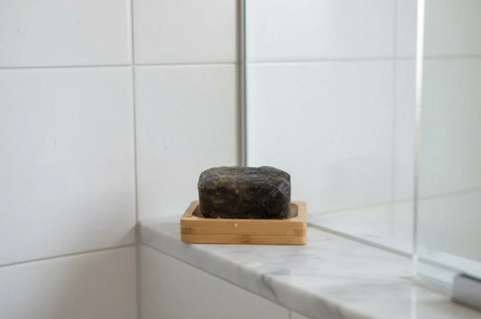 Raw Natural Black Soap Bar - 4.4 oz.