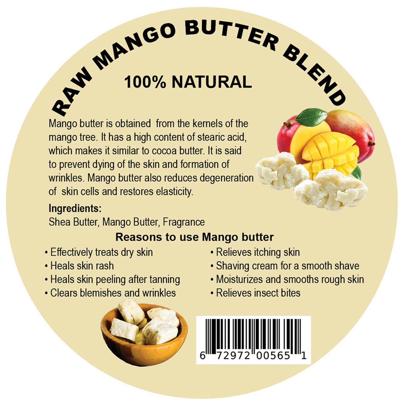 African Raw Mango Butter Blend - Small