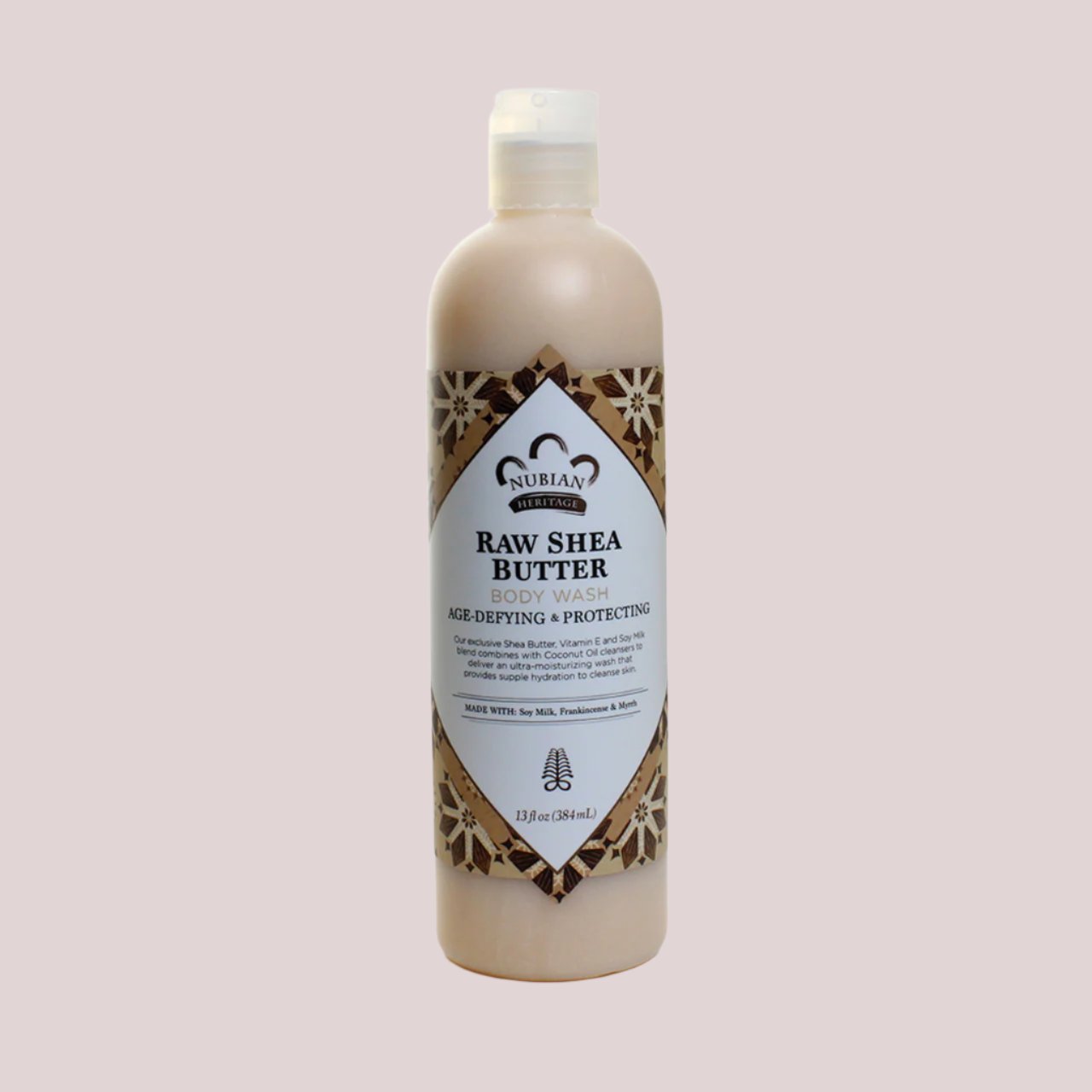 African Nubian Heritage: Raw Shea Butter Body Wash - 13 oz.