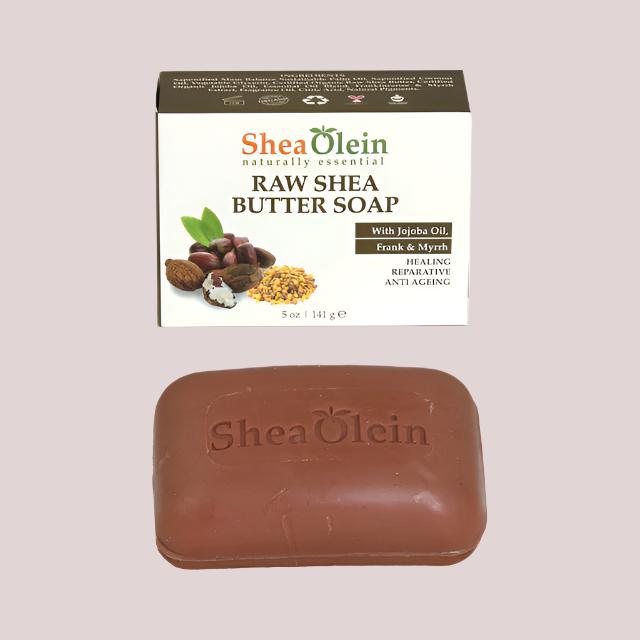 African Shea Olein: Raw Shea Butter Soap - 5 oz.