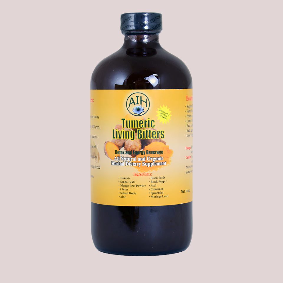 African Turmeric Living Bitters - 16 oz.