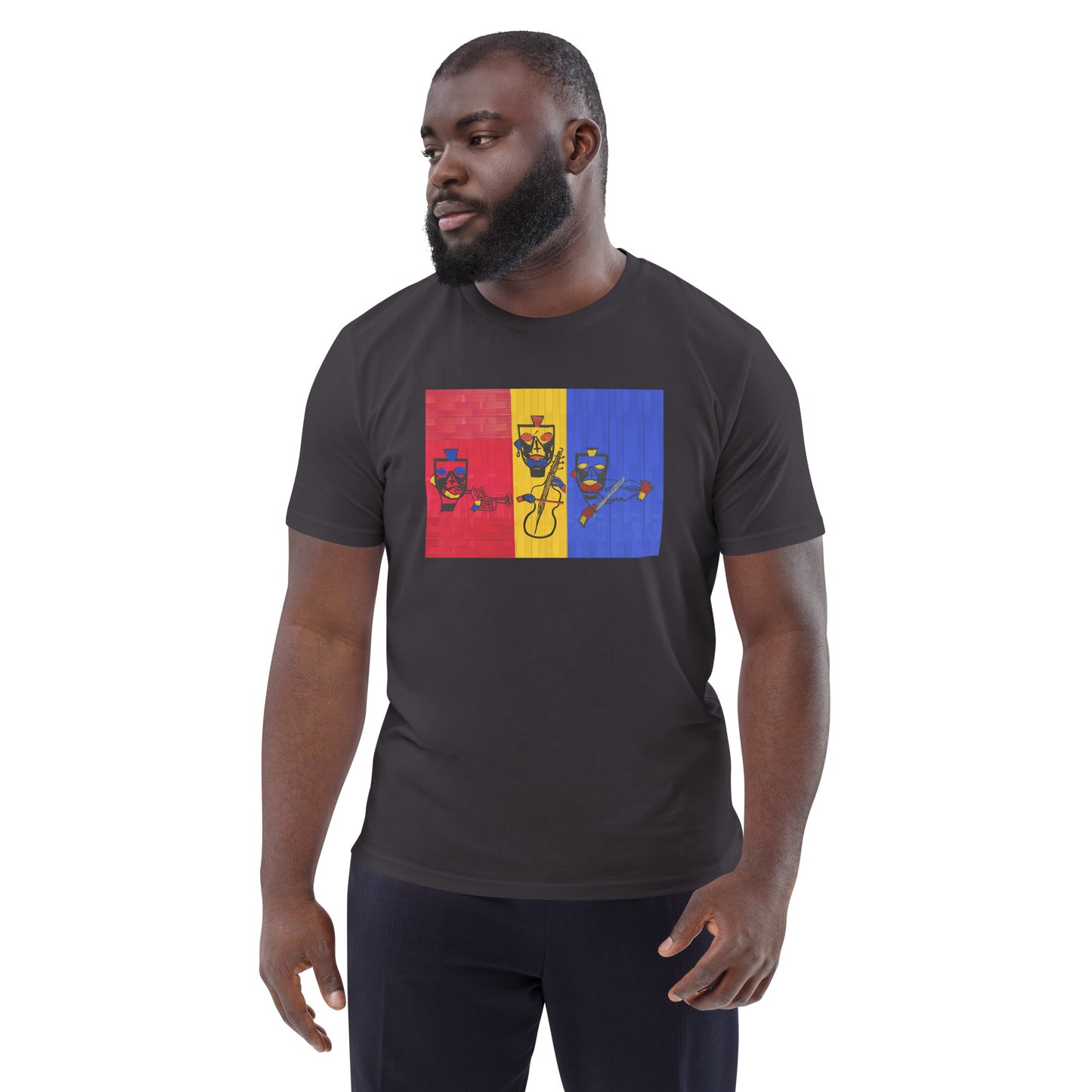 Lucky Lartey's Art "The Symphony" - Unisex Eco-Friendly Organic Cotton T-Shirt