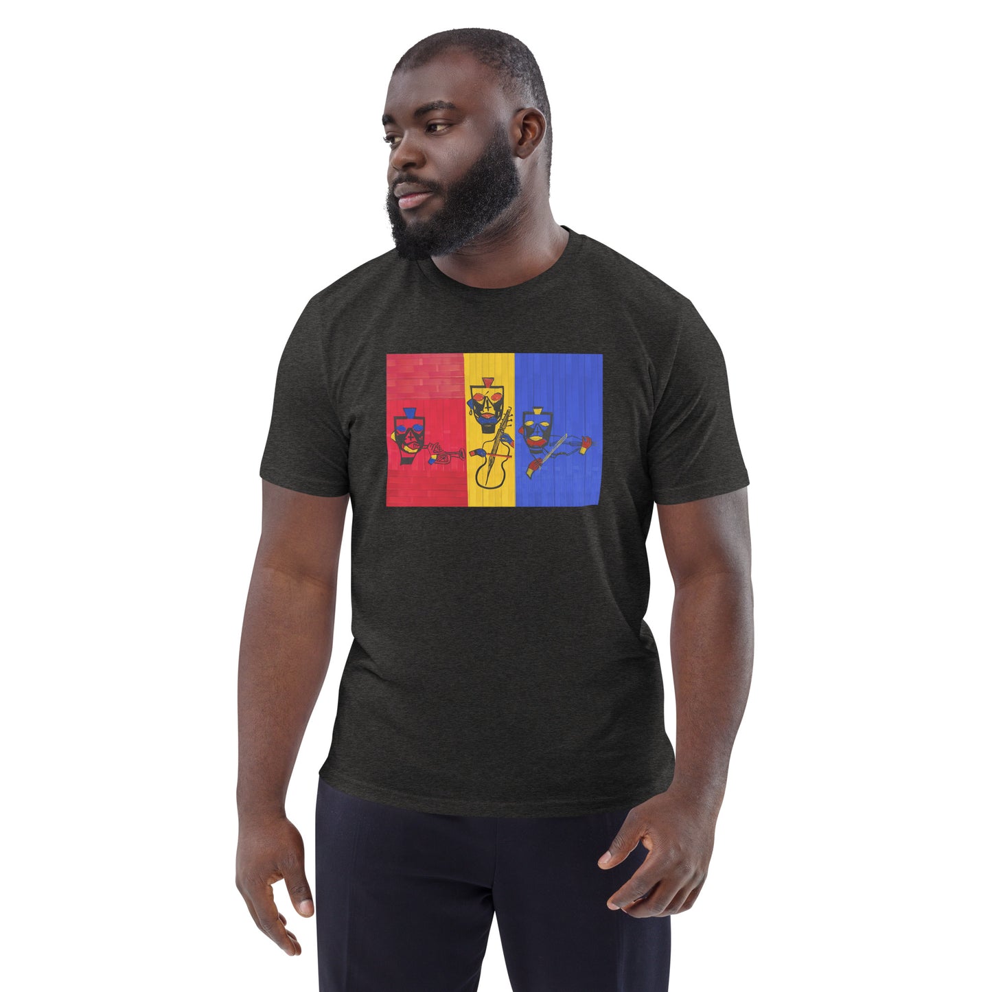 Lucky Lartey's Art "The Symphony" - Unisex Eco-Friendly Organic Cotton T-Shirt